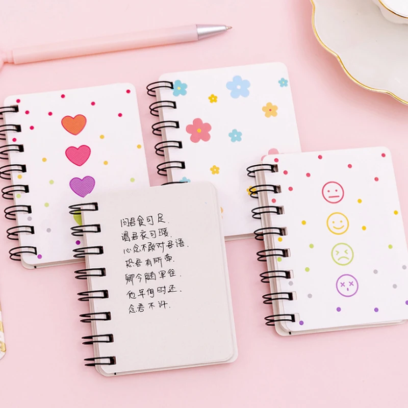 1pcs/lot Small Fresh Flower Rollover Coil A7 Notebook Paper Notepad Diary Writting Paper School Supplies Stationery 
1pcs/lot Small Fresh Flower Rollover Coil A7 Notebook Paper Notepad Diary Writting Paper School Supplies Stationery