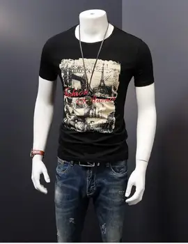 Summer new women's street letter characters print loose short-sleeved T-shirt 38.02
Summer new women's street letter characters print loose short-sleeved T-shirt 38.02