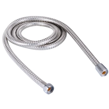2m Chrome Flexible Shower Hose Stainless Steel Bathroom Heater Water Head Pipe For Bath Accessories
2m Chrome Flexible Shower Hose Stainless Steel Bathroom Heater Water Head Pipe For Bath Accessories