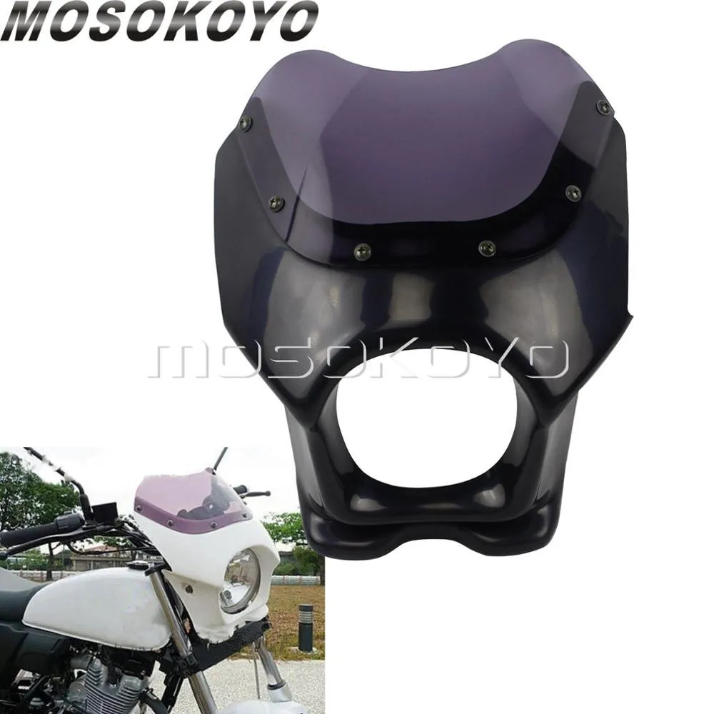 Передняя фара для мотоциклов 5 дюймов АБС пластик Honda Ape Monkey Benri 90 50 125 Yamaha Suzuki