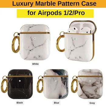Luxury Plating TPU Case for Airpods Protective Cover Headphone Shell For airpods Pro Hang Case Fashion Marble Earphone Bag
Luxury Plating TPU Case for Airpods Protective Cover Headphone Shell For airpods Pro Hang Case Fashion Marble Earphone Bag