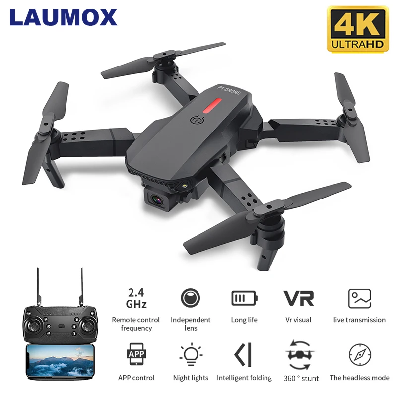 LAUMOX M73 Drone with Wifi FPV 480P 4K HD Dual Camera RC Quadcopter 15 minutes flight time Follow Me Mini Dron VS SG107 E58
LAUMOX M73 Drone with Wifi FPV 480P 4K HD Dual Camera RC Quadcopter 15 minutes flight time Follow Me Mini Dron VS SG107 E58