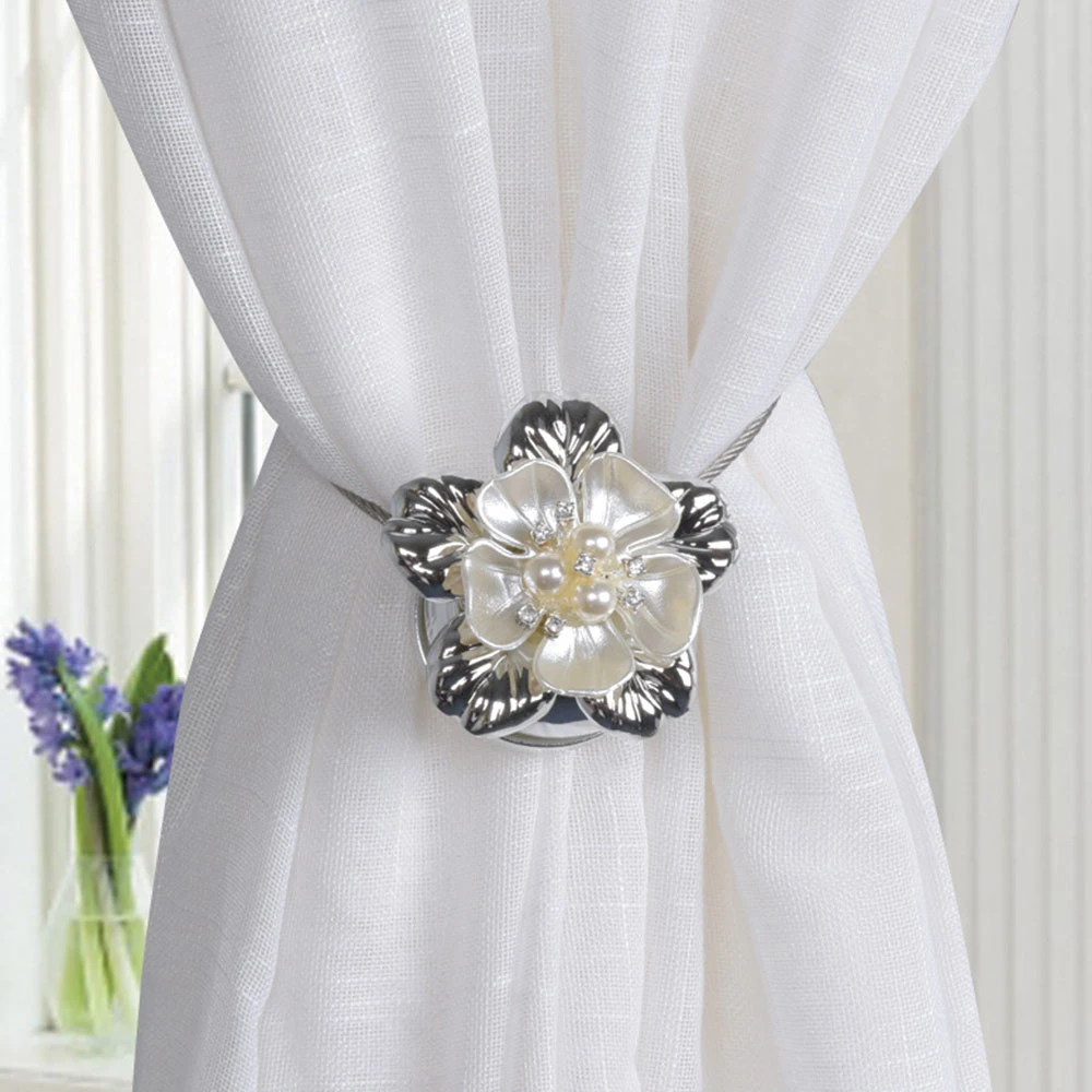 Flower Magnet Curtain Buckle Curtain Straps Gold Jade Full Hall Curtain Hook Straps Free Installation Curtain Accessories
Flower Magnet Curtain Buckle Curtain Straps Gold Jade Full Hall Curtain Hook Straps Free Installation Curtain Accessories