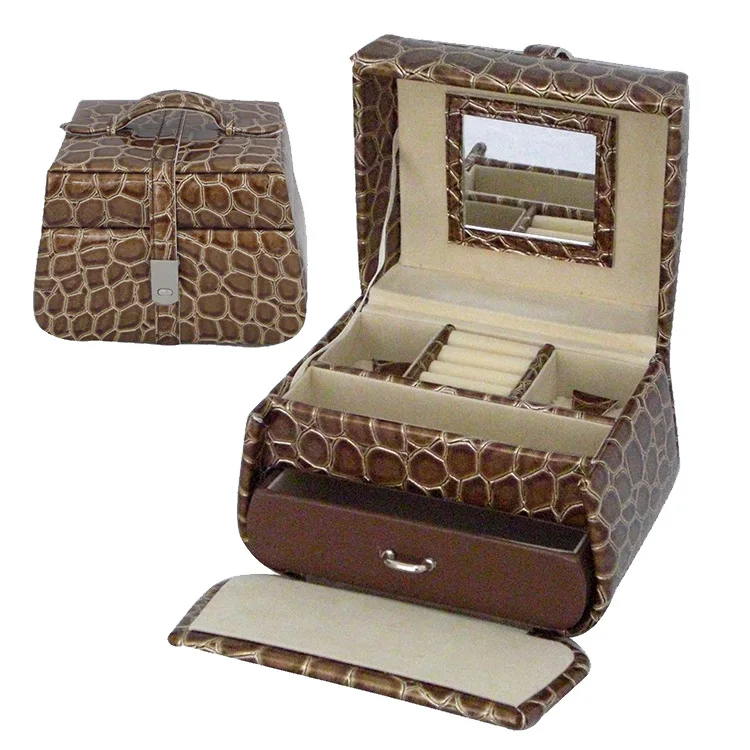 Manufacturers Customizable Cute Stone Pattern Jewelry Box New Style Hand Leather Jewelry Box-Style Multilayer Jewelry Box
Manufacturers Customizable Cute Stone Pattern Jewelry Box New Style Hand Leather Jewelry Box-Style Multilayer Jewelry Box