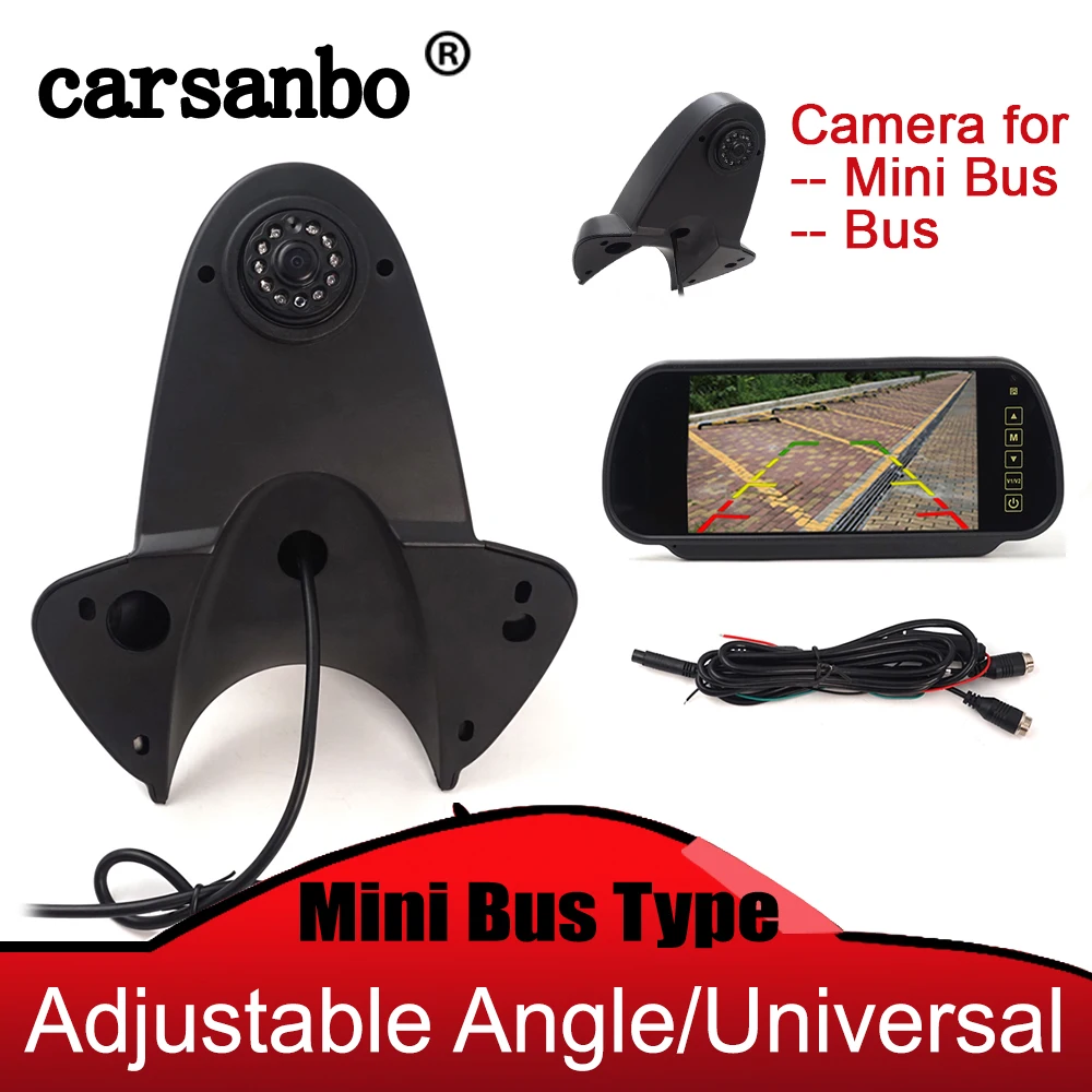 Carsanbo Car Rearview Camera Auto Car Brake Light Backup Camera for Mini Bus or Bus & 7 Inch Rear View Mirror Monitor Optional
Carsanbo Car Rearview Camera Auto Car Brake Light Backup Camera for Mini Bus or Bus & 7 Inch Rear View Mirror Monitor Optional