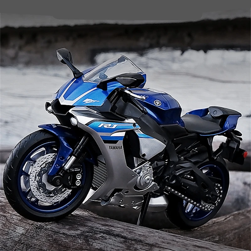 

1:12 Yamah YZF R1 Alloy Racing Sports Motorcycle Simulation Diecast Metal Cross-country Motorcycle Model Collection Kid Toy Gift
