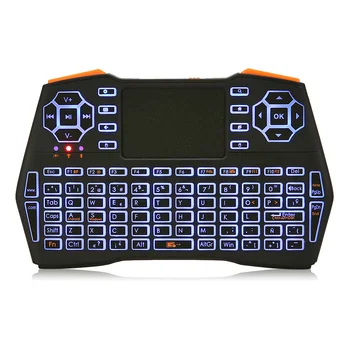 2.4G Air Mouse Three-color Backlight Mini Wireless Keyboard 4 Language Keyboard with Touch Pad for Desktop Laptop TV Box Tablet
2.4G Air Mouse Three-color Backlight Mini Wireless Keyboard 4 Language Keyboard with Touch Pad for Desktop Laptop TV Box Tablet