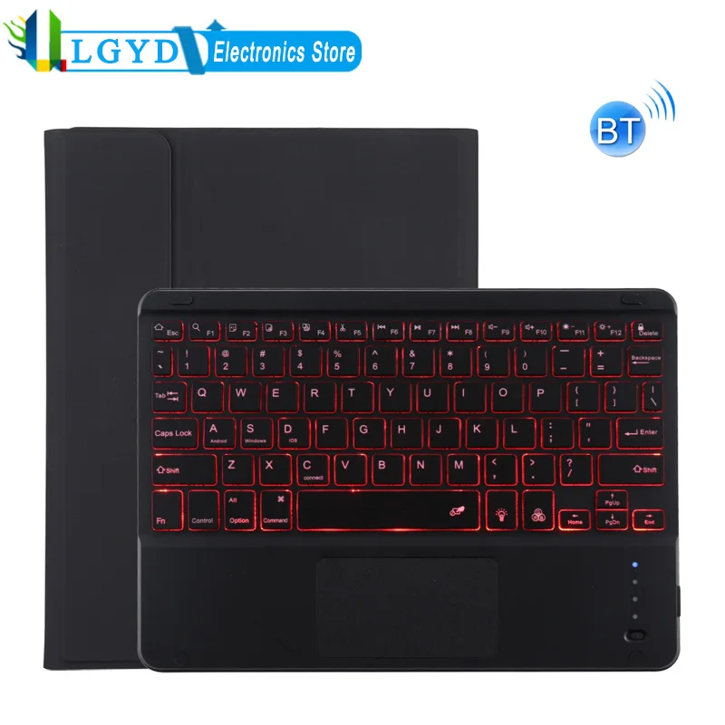 Detachable Bluetooth Keyboard + Microfiber Leather Protective Case for iPad 10.2 inch / iPad Air (2019) Tablet Wireless Keyboard
Detachable Bluetooth Keyboard + Microfiber Leather Protective Case for iPad 10.2 inch / iPad Air (2019) Tablet Wireless Keyboard
