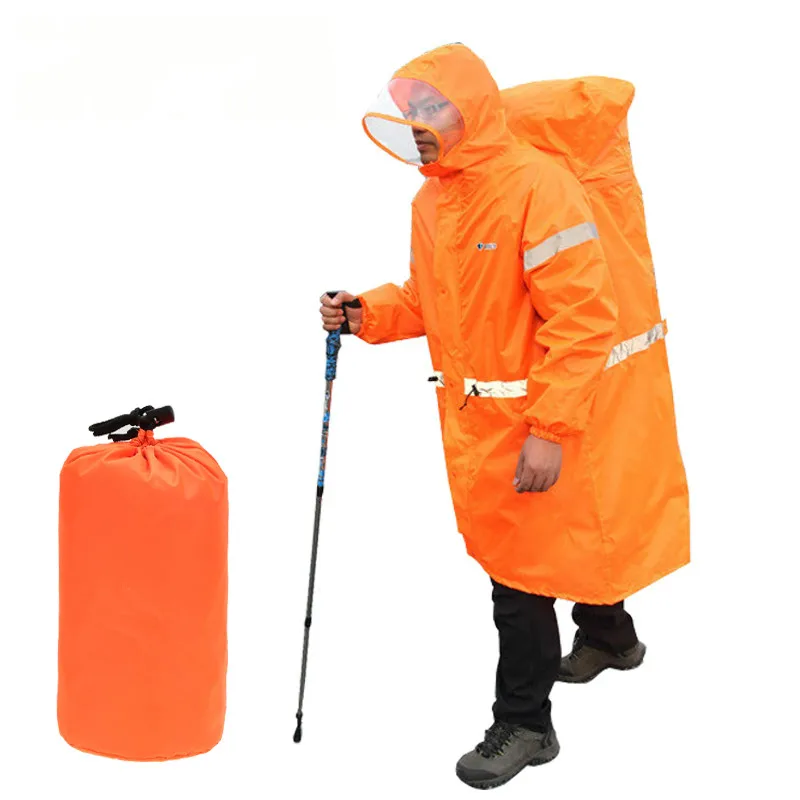 Bluefield Unisex Reflective Outdoor Backpack Raincoat Rain Cover One-piece Rain Poncho Cape Jacket For Hiking Camping Cycling
Bluefield Unisex Reflective Outdoor Backpack Raincoat Rain Cover One-piece Rain Poncho Cape Jacket For Hiking Camping Cycling
