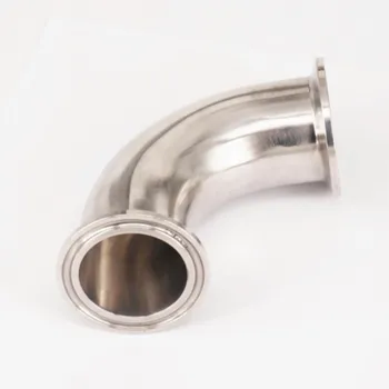 2" Tri Clamp Sanitary 90 Degree Elbow 51mm Pipe OD 304 Stainless Steel Fitting 64mm Feerule OD For Homebrew 
2" Tri Clamp Sanitary 90 Degree Elbow 51mm Pipe OD 304 Stainless Steel Fitting 64mm Feerule OD For Homebrew