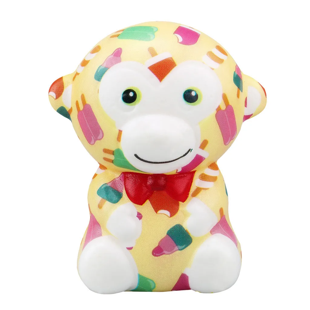 kids toys Adorable Cartoon Monkey Toy Slow Rising Cream Scented Stress Relief Fun Toys Gift for Children #A