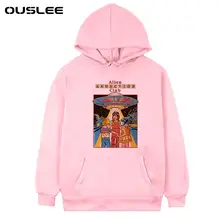 

OUSLEE Unisex Hoodies Death Scary Evil Hip Hop Long Sleeve Streetwear Hoodies Men Gothic Sweatshirt Vintage Hoodie Clothes