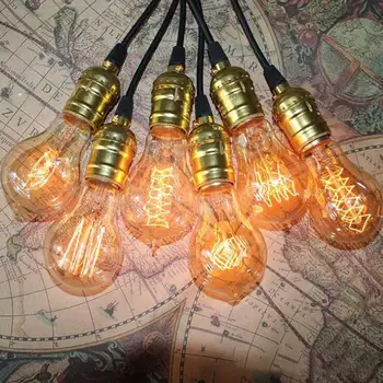E27 Screw Decorative Lamp Vintage Light Retro Style Antique Bulb Decor EU Plug Filament
E27 Screw Decorative Lamp Vintage Light Retro Style Antique Bulb Decor EU Plug Filament