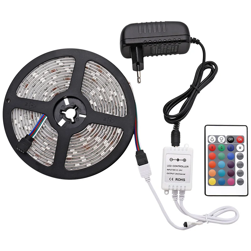 RGB LED Strip with Smart WIFI controller SMD5050 LED RGB light fita 12V Flexible LED Rope lights Waterproof LED Tape RGB 5M roll
RGB LED Strip with Smart WIFI controller SMD5050 LED RGB light fita 12V Flexible LED Rope lights Waterproof LED Tape RGB 5M roll