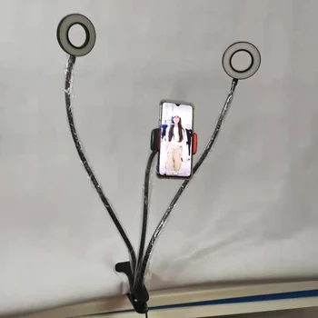 Dual Lamp Head Live Broadcast Dedicated Selfie Ring LED Fill Light USB Portable Live Video Selfie Lamp Tripod Stand Bracket
Dual Lamp Head Live Broadcast Dedicated Selfie Ring LED Fill Light USB Portable Live Video Selfie Lamp Tripod Stand Bracket