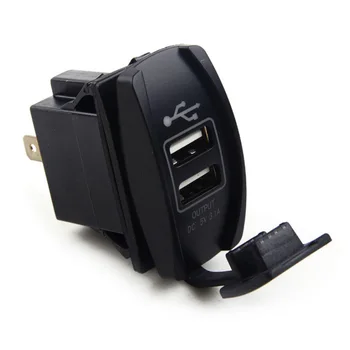 Accessories Dual USB Charger 1pc Socket Black For mobile phones/tablets/mp3 3.1A
Accessories Dual USB Charger 1pc Socket Black For mobile phones/tablets/mp3 3.1A