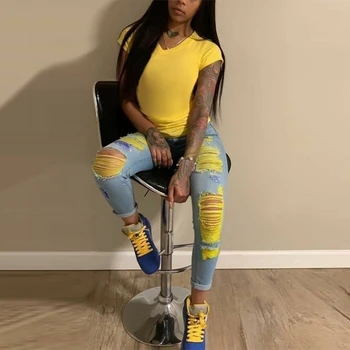 Ripped Jeans For Women Clothes High Waisted Jeans Plus Size Jeans Vintage Distressed Jeans Summer Pants Denim Trousers
Ripped Jeans For Women Clothes High Waisted Jeans Plus Size Jeans Vintage Distressed Jeans Summer Pants Denim Trousers