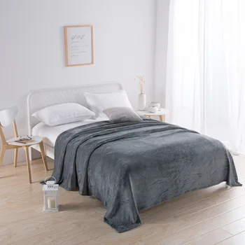 Solid Warm Grey Blanket For Bed Sofa Soft Coral Fleece Portable Office Sofa Travel Blanket TV Nap Throw Weight Blanket BedCover
Solid Warm Grey Blanket For Bed Sofa Soft Coral Fleece Portable Office Sofa Travel Blanket TV Nap Throw Weight Blanket BedCover