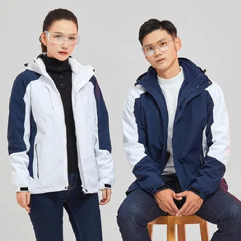 Outdoor Hiking Jacket Coat Women Men Zipper Hooded Waterproof Jacket Coat Couple Autumn Winter Windbreaker Jackets Mens Coats
Outdoor Hiking Jacket Coat Women Men Zipper Hooded Waterproof Jacket Coat Couple Autumn Winter Windbreaker Jackets Mens Coats