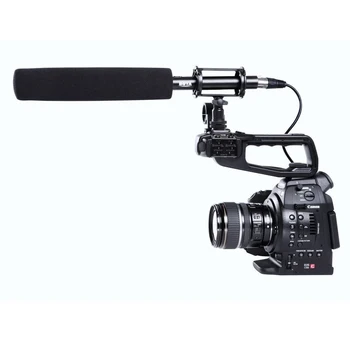 BOYA BY PVM1000 Professional Condenser Shotgun Microphone 3 Pin XLR Output on DSLR Camera for Canon Nikon Sony DSLR Camera 
BOYA BY PVM1000 Professional Condenser Shotgun Microphone 3 Pin XLR Output on DSLR Camera for Canon Nikon Sony DSLR Camera