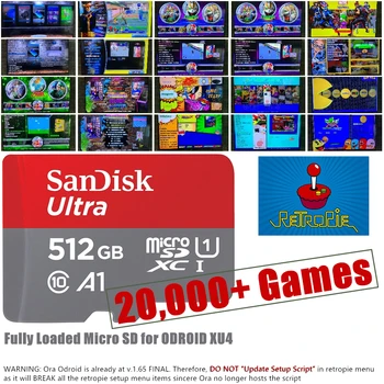 512 GB Ora v1.65 Retropie Emulation Station SD Card - Sega Saturn, PSP, N64, Naomi. For ODROID XU4 20,000+ Preloaded Games
512 GB Ora v1.65 Retropie Emulation Station SD Card - Sega Saturn, PSP, N64, Naomi. For ODROID XU4 20,000+ Preloaded Games
