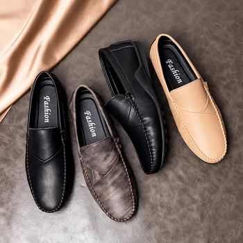 2020 Fashion Leather Penny Loafers Men Shoes Men's Loafers For Men Casual Driving Shoes Slip On Moccasins Men Flats Footwear
2020 Fashion Leather Penny Loafers Men Shoes Men's Loafers For Men Casual Driving Shoes Slip On Moccasins Men Flats Footwear