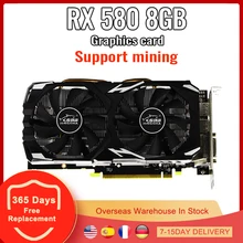 Radeon RX580 8GB GDDR5 256 Bit Video Graphics Card PCI Express 3.0 X16 HDMI-Compatible DVI DP Bitcoin BTC ETH Mining Miner
Radeon RX580 8GB GDDR5 256 Bit Video Graphics Card PCI Express 3.0 X16 HDMI-Compatible DVI DP Bitcoin BTC ETH Mining Miner