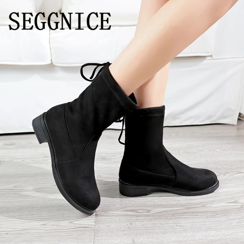 Warm Winter 2019 Sock Boots Women's Ankle Low Heel Shoes Casual Plus Velvet Snow Boots Woman Black Platform Ladies Booties
Warm Winter 2019 Sock Boots Women's Ankle Low Heel Shoes Casual Plus Velvet Snow Boots Woman Black Platform Ladies Booties