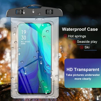 Transparent Smart Phone Diving Cover Easy Carrying 10m Waterproof Mobile Swim Pouch Bag PVC Swimming Portable Parts
Transparent Smart Phone Diving Cover Easy Carrying 10m Waterproof Mobile Swim Pouch Bag PVC Swimming Portable Parts