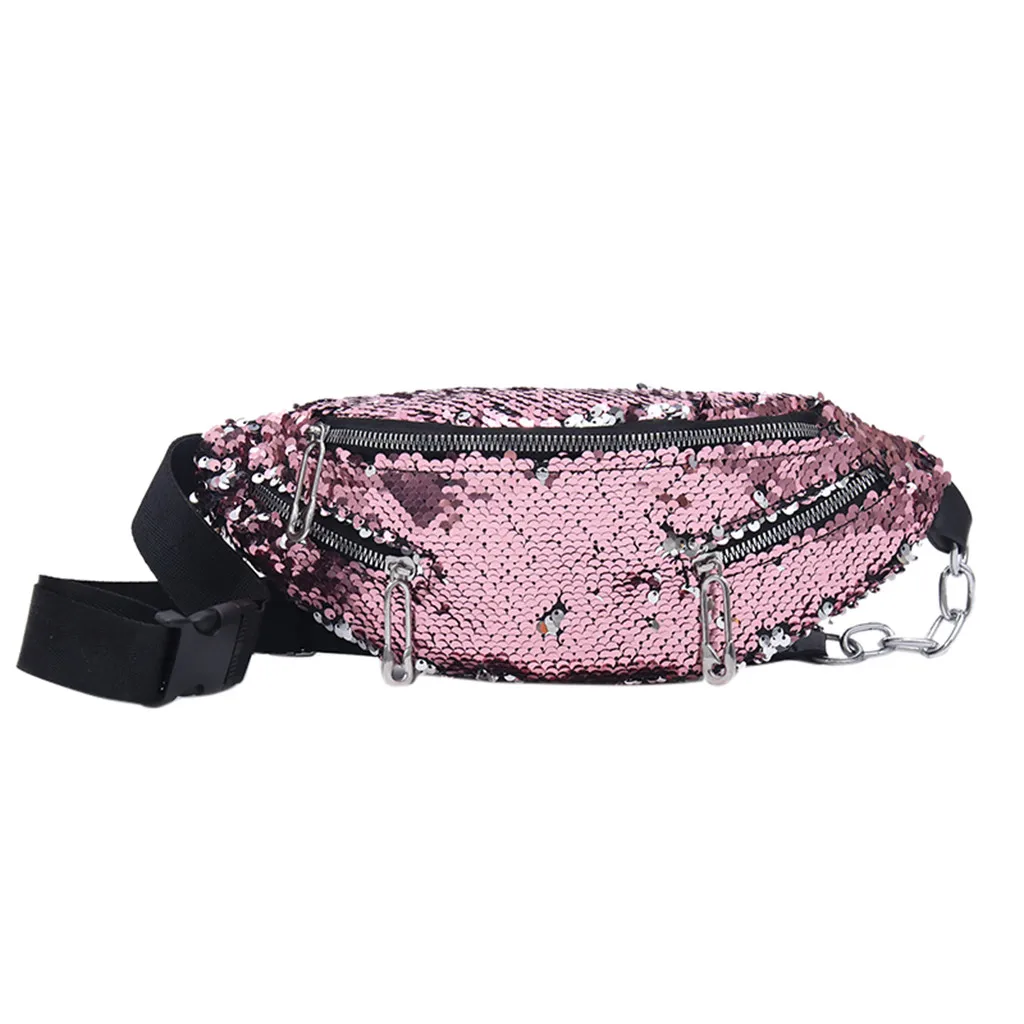 Women Belt Waist Bag Women's Luxury Fashion Bling Sequins Fanny Pack Shoulder Messenger Chest Bag Heuptas Sac Banana Femme
Women Belt Waist Bag Women's Luxury Fashion Bling Sequins Fanny Pack Shoulder Messenger Chest Bag Heuptas Sac Banana Femme