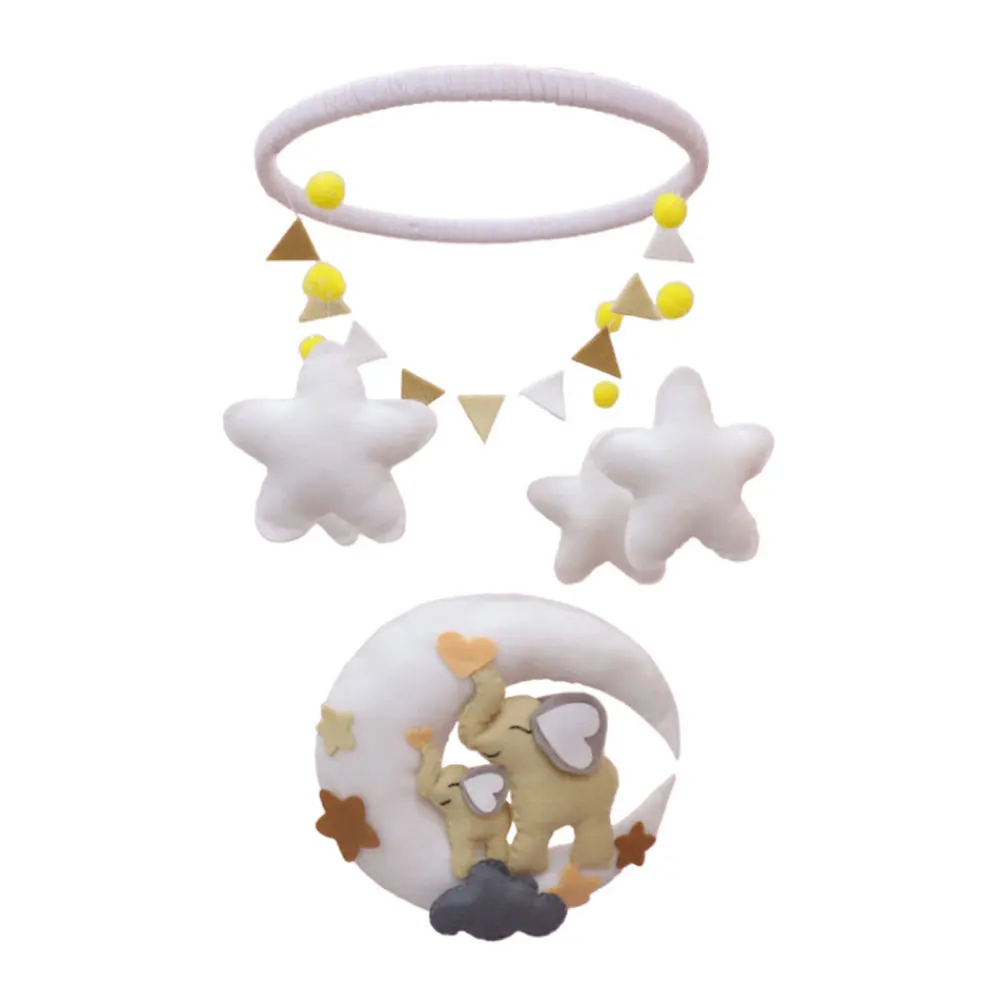 DIY Handcraft Non-Woven Dream Catcher Felt Making Kit Handmade Elephant Bed Bell Toy for Children's Room Home Decor
DIY Handcraft Non-Woven Dream Catcher Felt Making Kit Handmade Elephant Bed Bell Toy for Children's Room Home Decor