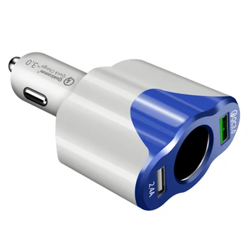 2.4A Portable MP3 Player Interior Small Auto Accessories Cell Phone Fast Charge Led Dual Socket USB Car Charger Adapter
2.4A Portable MP3 Player Interior Small Auto Accessories Cell Phone Fast Charge Led Dual Socket USB Car Charger Adapter