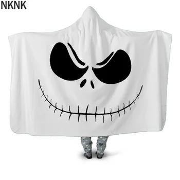 3D All Over Jack Skellington Print Hooded Blanket Black and White Sherpa Fleece Microfiber Adults Drop Shipping Throw Blanket
3D All Over Jack Skellington Print Hooded Blanket Black and White Sherpa Fleece Microfiber Adults Drop Shipping Throw Blanket