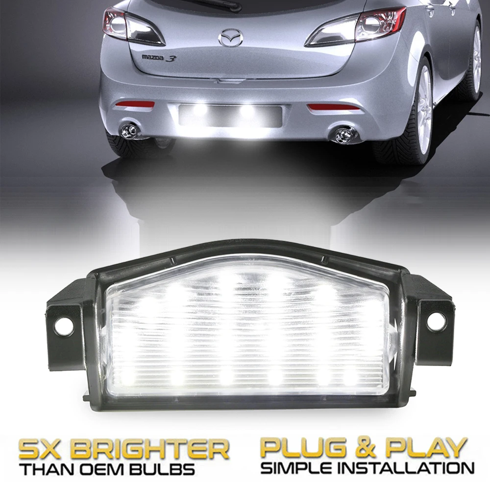 Светодиодный Фонари для заднего номерного знака BS1E-51-274E | F Mazda 3 M3 2009-2013 и 2 M2 2011-2013