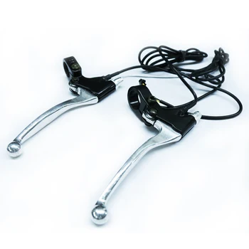 Aluminum Alloy 1 Set Brake Levers Black Silver Electric Bike Handle Cut Off Brakes Handles Replacement ручка тормоза электро
Aluminum Alloy 1 Set Brake Levers Black Silver Electric Bike Handle Cut Off Brakes Handles Replacement ручка тормоза электро