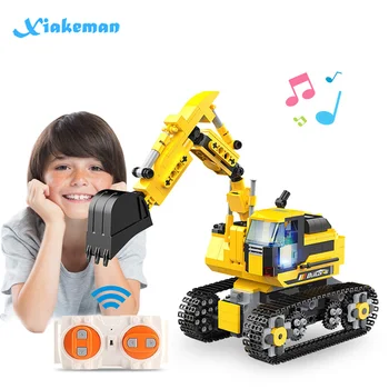 DIY Building Block Excavator Toys Assembly Programming Excavator Dual-Mode Remote Control Puzzle Toys Kids Gifts
DIY Building Block Excavator Toys Assembly Programming Excavator Dual-Mode Remote Control Puzzle Toys Kids Gifts