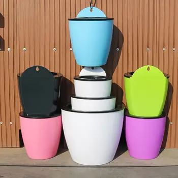 Auto Irrigate Flower Vase Automatic Watering Planter Lazy Planting Automatic Watering Absorbing Irrigation Flower Pot
Auto Irrigate Flower Vase Automatic Watering Planter Lazy Planting Automatic Watering Absorbing Irrigation Flower Pot