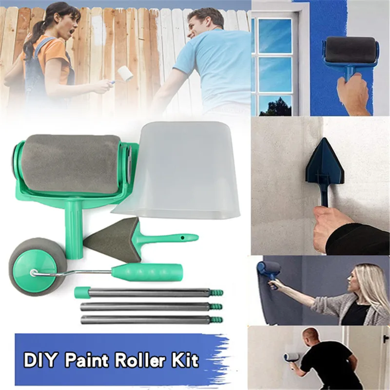 8pcs Paint Roller Multifunctional Household Use Wall Decorative Paint Roller Brush Tool Painting Brushes Set
8pcs Paint Roller Multifunctional Household Use Wall Decorative Paint Roller Brush Tool Painting Brushes Set