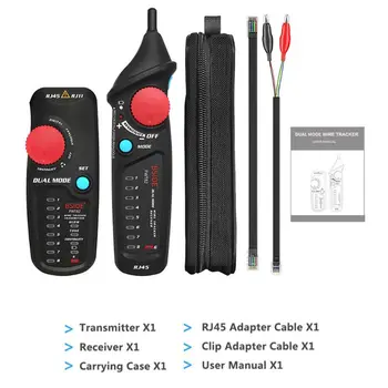 Detector BSIDE FWT82 Dual Mode Network Cable Tracker Analyzer Detector LAN RJ45 RJ11 Line Finder
Detector BSIDE FWT82 Dual Mode Network Cable Tracker Analyzer Detector LAN RJ45 RJ11 Line Finder