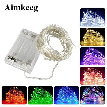 LED String lights Fairy Lights Outdoor Patio Light String 2M 3M 5M 10M Battery Operated Christmas Tree Wedding Party Decoration
LED String lights Fairy Lights Outdoor Patio Light String 2M 3M 5M 10M Battery Operated Christmas Tree Wedding Party Decoration