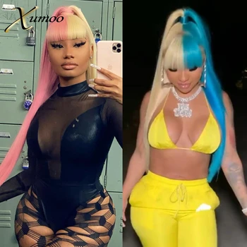 XUMOO Straight Synthetic Cosplay Wig Full Machine Made Wig None Lace Wig With Bangs Heat Resistant Synthetic Hair Wigs For Women
XUMOO Straight Synthetic Cosplay Wig Full Machine Made Wig None Lace Wig With Bangs Heat Resistant Synthetic Hair Wigs For Women
