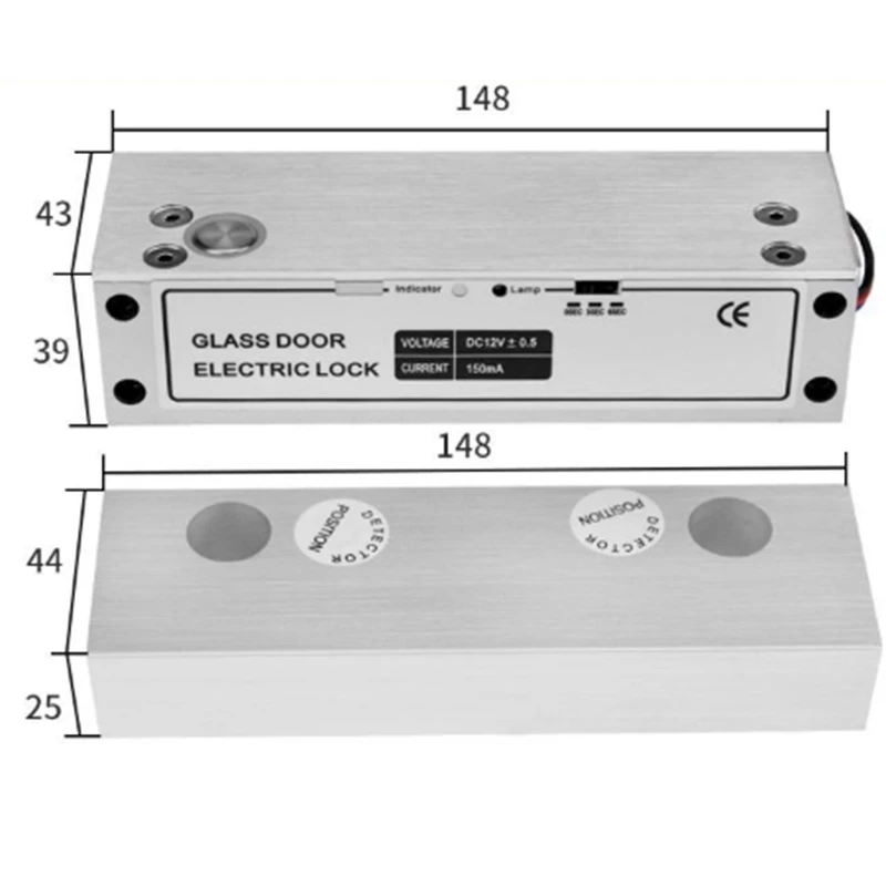 FFYY-Electronic Door Lock Electric Drop Bolt Lock Narrow Safe Secure Mortise Lock Time Delay Electromagnetic Lock Door Access Co
FFYY-Electronic Door Lock Electric Drop Bolt Lock Narrow Safe Secure Mortise Lock Time Delay Electromagnetic Lock Door Access Co