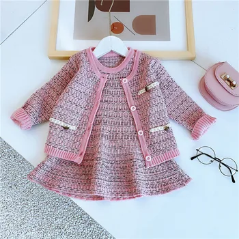 2020 Girls autumn clothes new western style small fragrance suit children net red two-piece girl baby skirt children's clothing
2020 Girls autumn clothes new western style small fragrance suit children net red two-piece girl baby skirt children's clothing