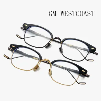 High quality Gentle WESTCOAST Titanium eyeglasses Frames Men Square Myopia Prescription Eyeglasses Frames with case
High quality Gentle WESTCOAST Titanium eyeglasses Frames Men Square Myopia Prescription Eyeglasses Frames with case