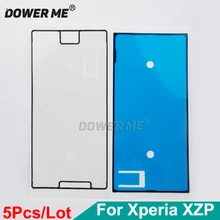 Lot de 5 autocollants pour écran Lcd Sony Xperia XZ, qualité supérieure, cadre avant, adhésif étanche, ruban adhésif pour couverture arrière, XZP G8142 G8141=