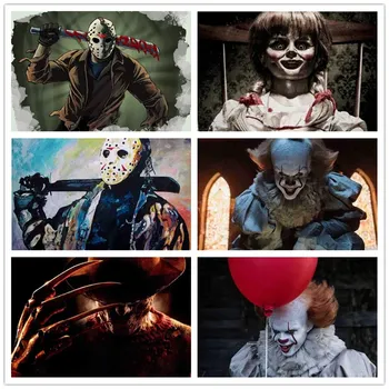 5D DIY Diamond Painting Horror Pictures Crystal Mosaic Full Round Drill Dark Devil Pattern Diamond Embroidery Cross Stitch Gift
5D DIY Diamond Painting Horror Pictures Crystal Mosaic Full Round Drill Dark Devil Pattern Diamond Embroidery Cross Stitch Gift