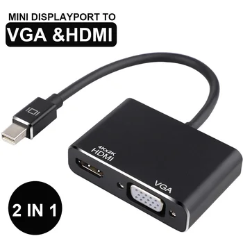 2-in-1 Mini DisplayPort to HDMI VGA Adapter Converter Connector 4Kx2K DP Cable Line
2-in-1 Mini DisplayPort to HDMI VGA Adapter Converter Connector 4Kx2K DP Cable Line