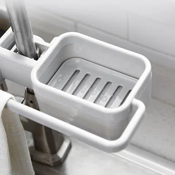 Storage Organizer for Kitchen Sink Faucet Sponge Soap Cloth Drain Rack Holder Shelf No Drills Required HKS99
Storage Organizer for Kitchen Sink Faucet Sponge Soap Cloth Drain Rack Holder Shelf No Drills Required HKS99