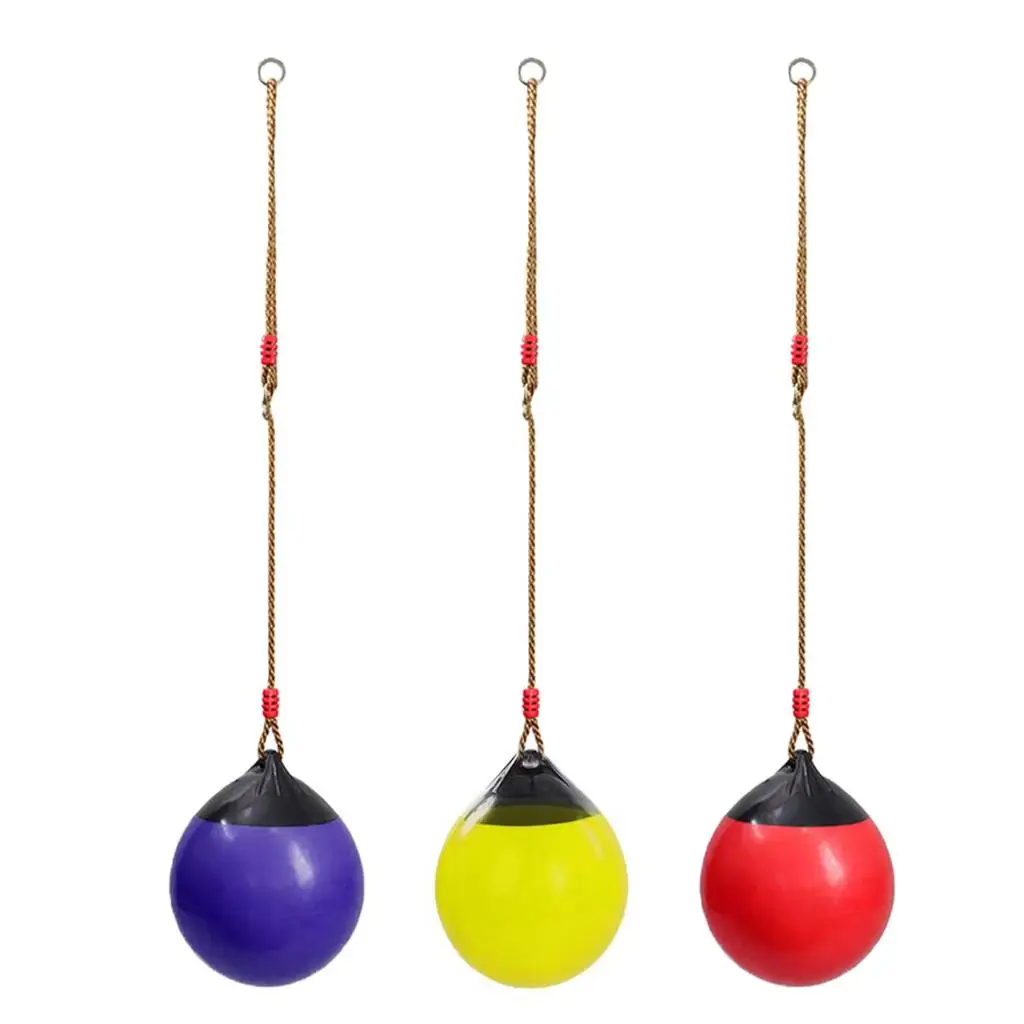 Ball Swing Seat w/ Rope for Kids Adults Balance Gyms Playground Backyard Play Set Ball Swing Seat w/ Rope for Kids Adults Balance Gyms Playground Backyard Play Set