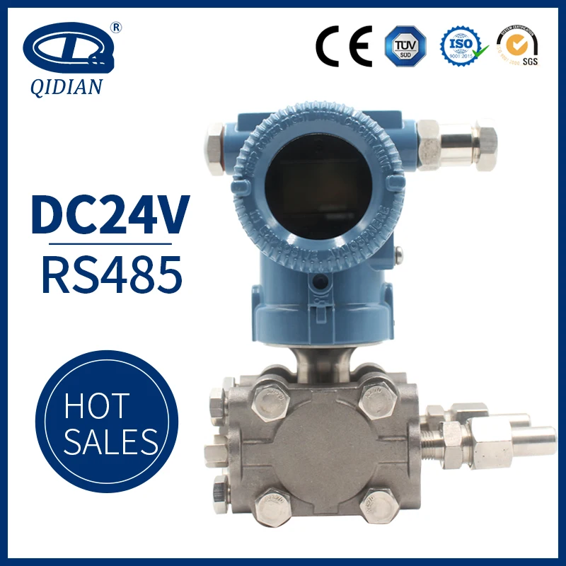 QDC70C Capacitive Differential Pressure sensor rs485 modbus Digital Display Gas Water differential pressure transducer
QDC70C Capacitive Differential Pressure sensor rs485 modbus Digital Display Gas Water differential pressure transducer